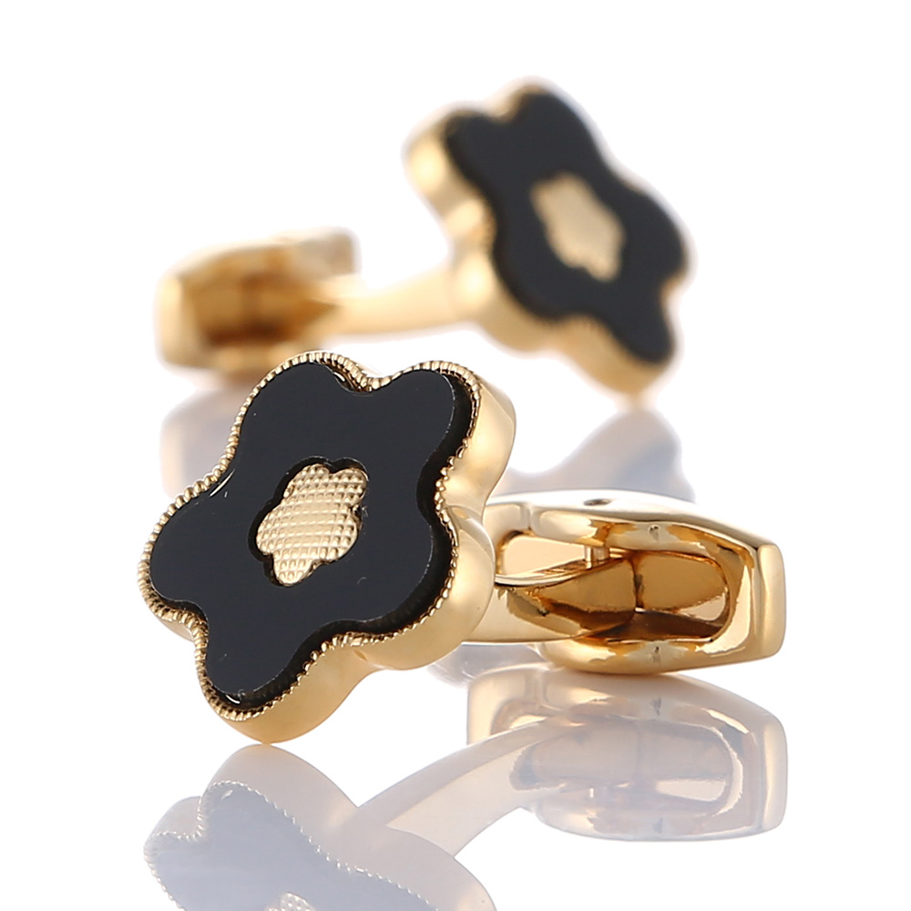 Mens Grooming Kit Luxury - Luxury Golden Mens Suit Shirt Cufflinks