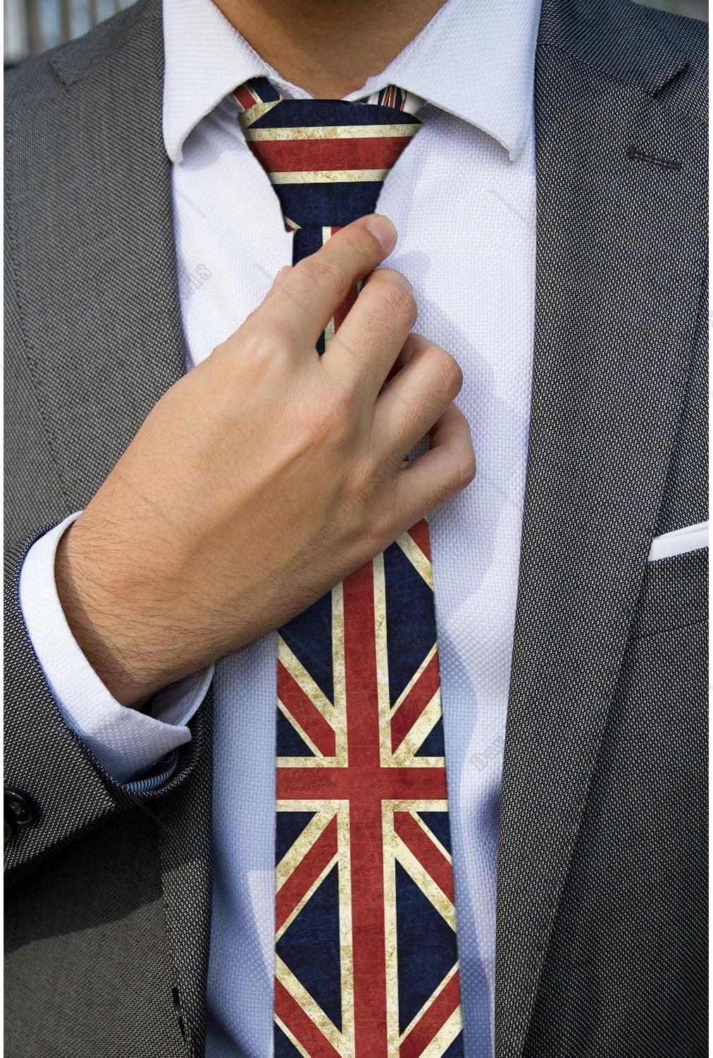 UK Flag Men's Tie Necktie Form - đánh giá và giá Men'S Grooming Uk