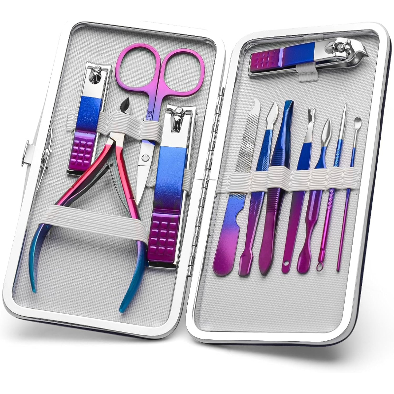 Manicure Set Nail Clippers Ped - đánh giá và giá Mens Grooming Kit Luxury