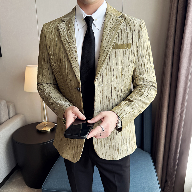 Korean Trend 3D Pleated Suit J - đánh giá và giá Men'S Grooming Trends