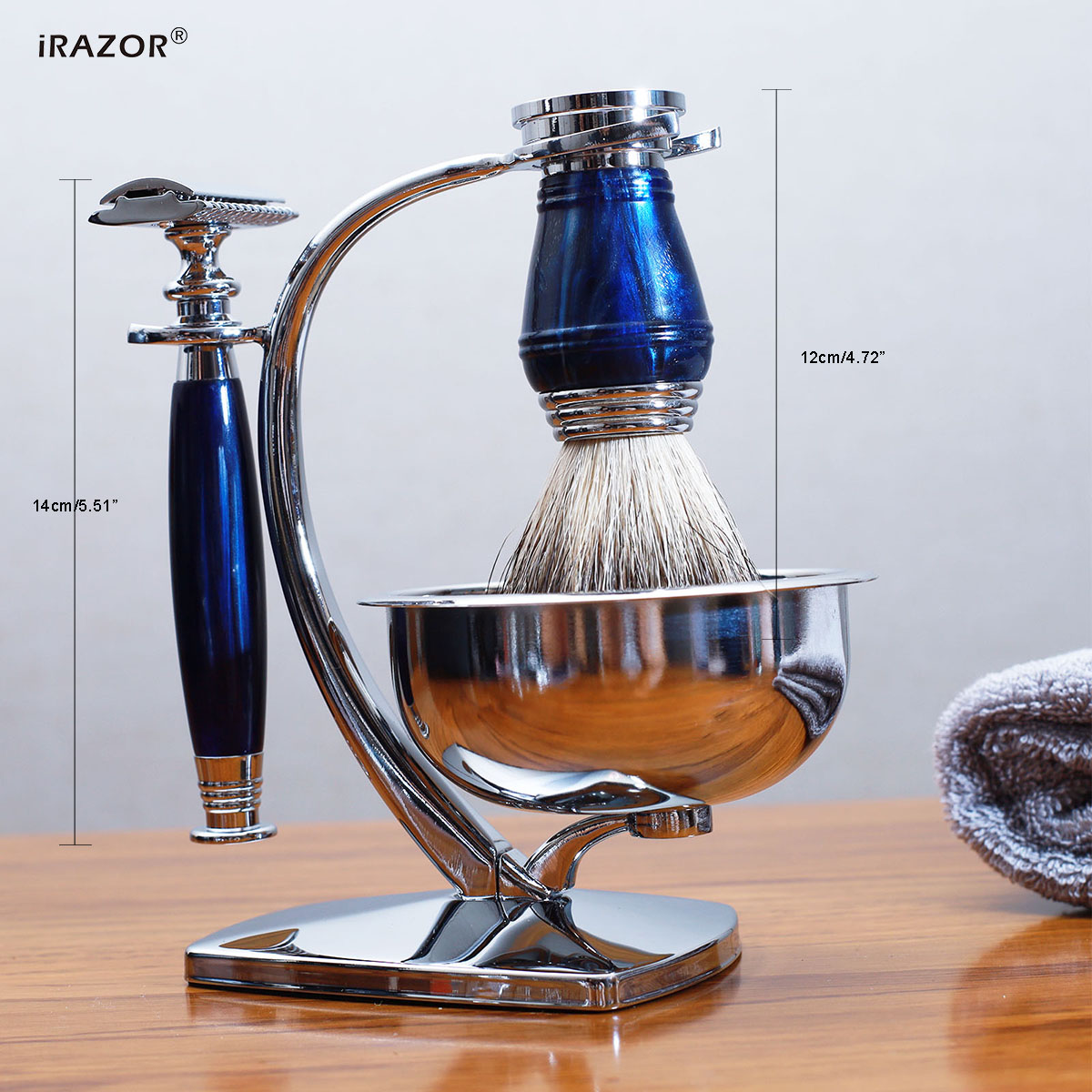 iRAZOR Royal Blue Luxury Men's - đánh giá và giá Mens Grooming Kit Luxury