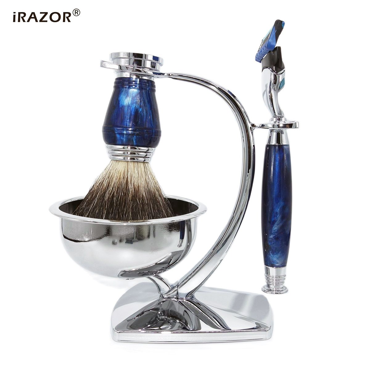 iRAZOR Royal Blue Luxury Men's - đánh giá và giá Mens Grooming Kit Luxury