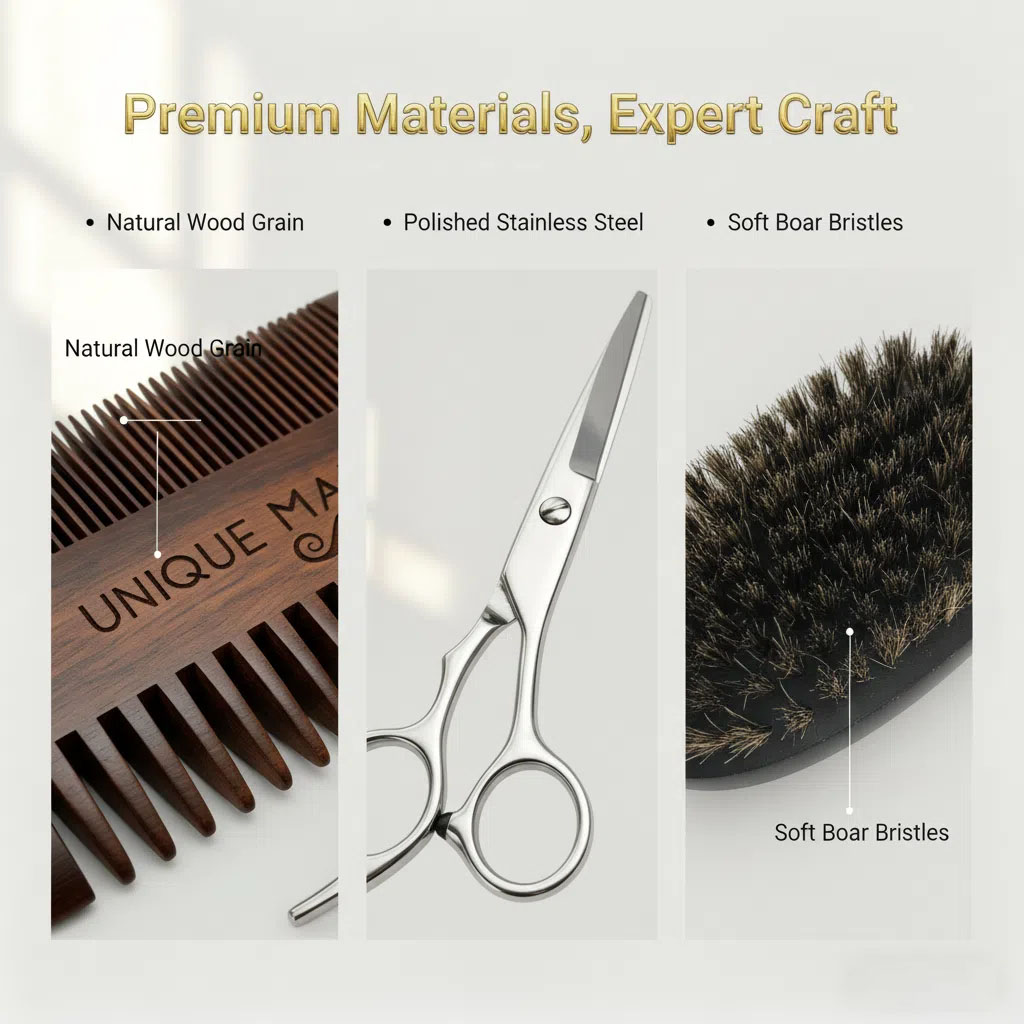UNIQUE MAN Men's Beard Set, Bl - đánh giá và giá Men'S Grooming Organizer