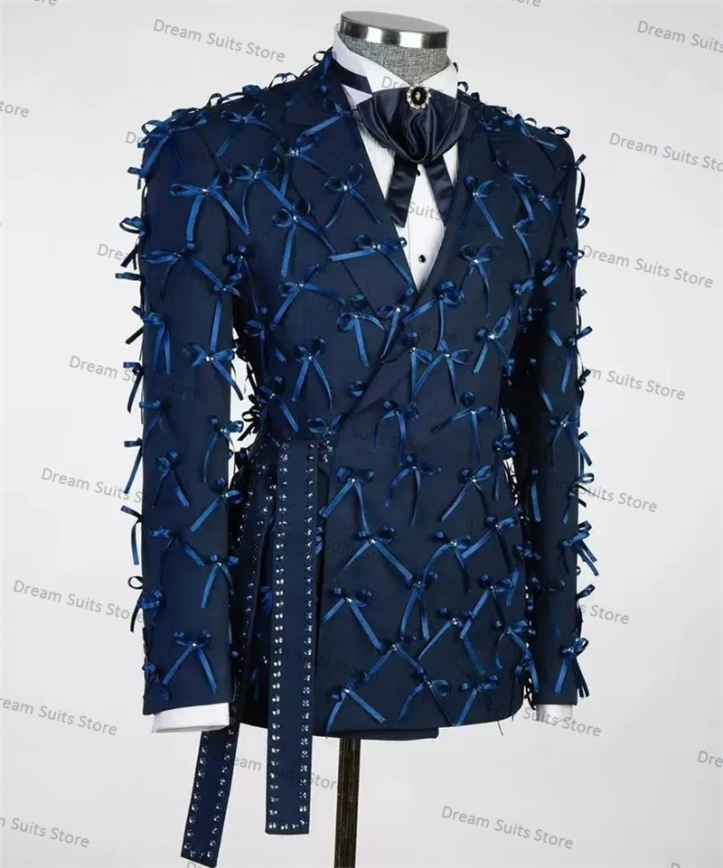 Luxury Blue Bow Men Suits for  - đánh giá và giá Mens Grooming Kit Luxury